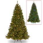 Sapin de Noël artificiel Dunhill® illuminé de 2.13 m, lumières claires
