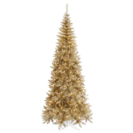 2.3 m Sapin de Noël artificiel en épicéa Royal Majestic floqué pré-éclairé, lumières claires
